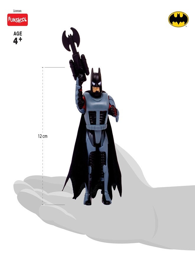 Funskool Gotham Knight Batman Action Figure Toy for Kid, 6 Inch, Classic DC Superhero with Articulation, Movie Inspired Collectible, Ideal Gift for Children, Toys for Kids, Ages 4+ Years - Image 5